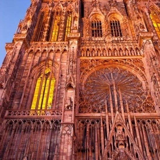 Strasbourg Cathedral  Alsace Bas-Rhin France Poster Print by Brian Jannsen (24 x 36)