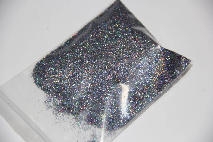 

ash black Gray 008 holo glitter dust for DIY resin craft ,Nail Art,Phone Decorate