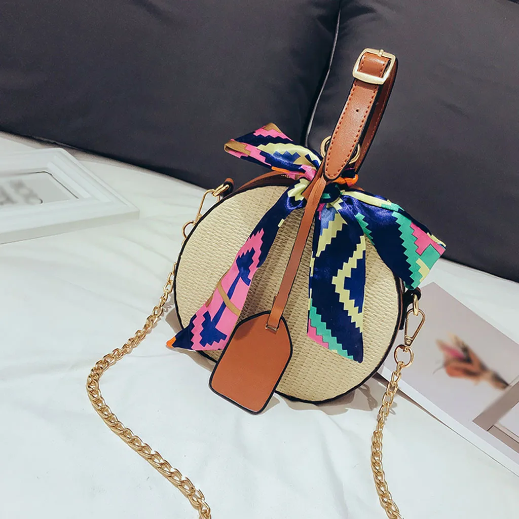 Соломенная пляжная сумка Bolsa Feminina плечевые шарфы мессенджеры через плечо сумки