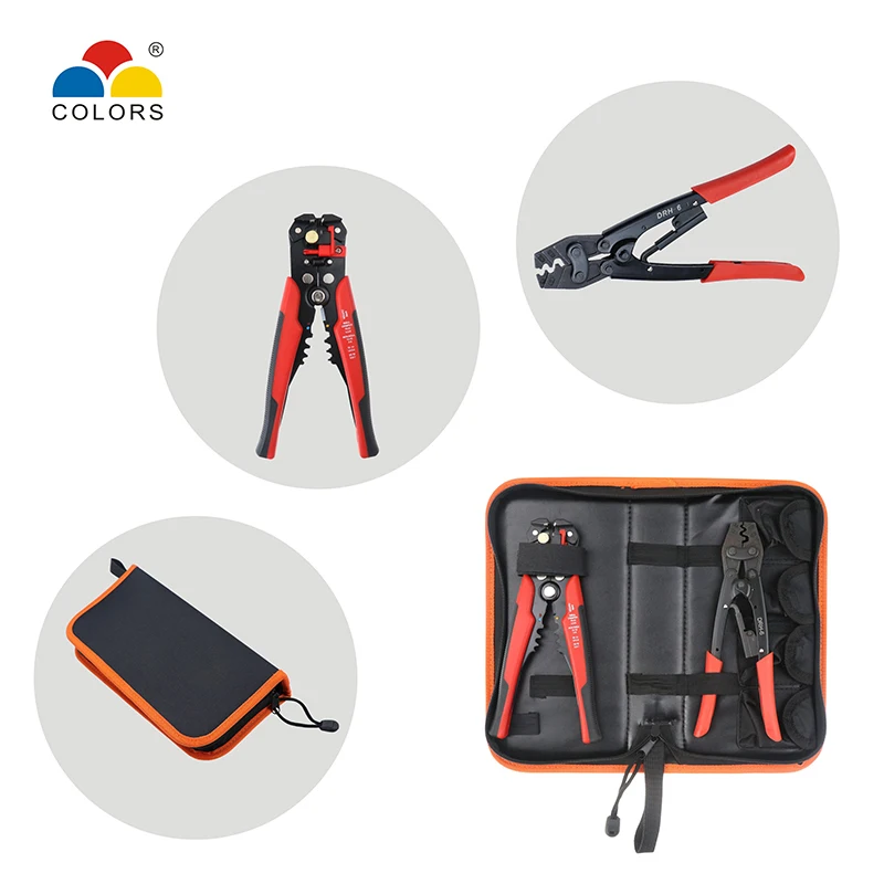 

COLORS cable cutter mini crimping tool crimper kablo kesici pliers crimp tools plier wire cutter alicate crimpador alicates