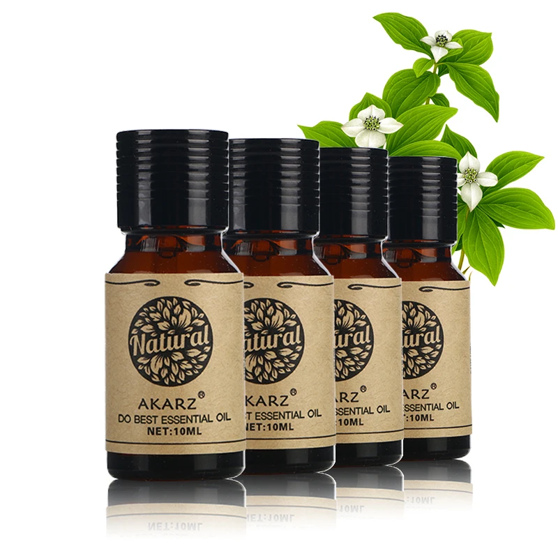 

AKARZ Famous brand Lemon Pine Needle Neroli Grapefruit essential oil Pack For Aromatherapy, Massage,Spa, Bath 10ml*4