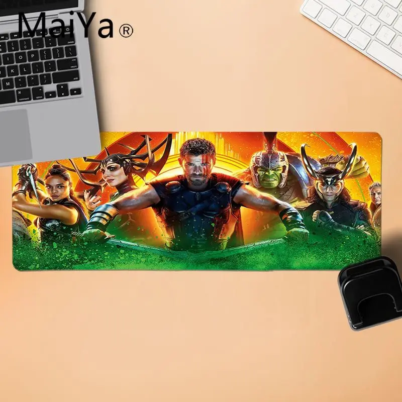 MaiYa Высокое качество Marvel Мстители Бесконечность войны популярный коврик для мыши геймерская игра коврики резиновые мыши Прочный Коврик для мыши на стол - Цвет: LockEdge 30X90cm