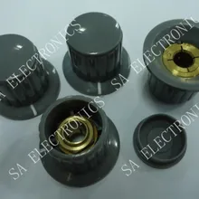 [BELLA] Ручка потенциометра пластиковая крышка KYP25-18-6J переключатель диапазонов d-образный вал универсальный круглый хвала-100 шт/лот