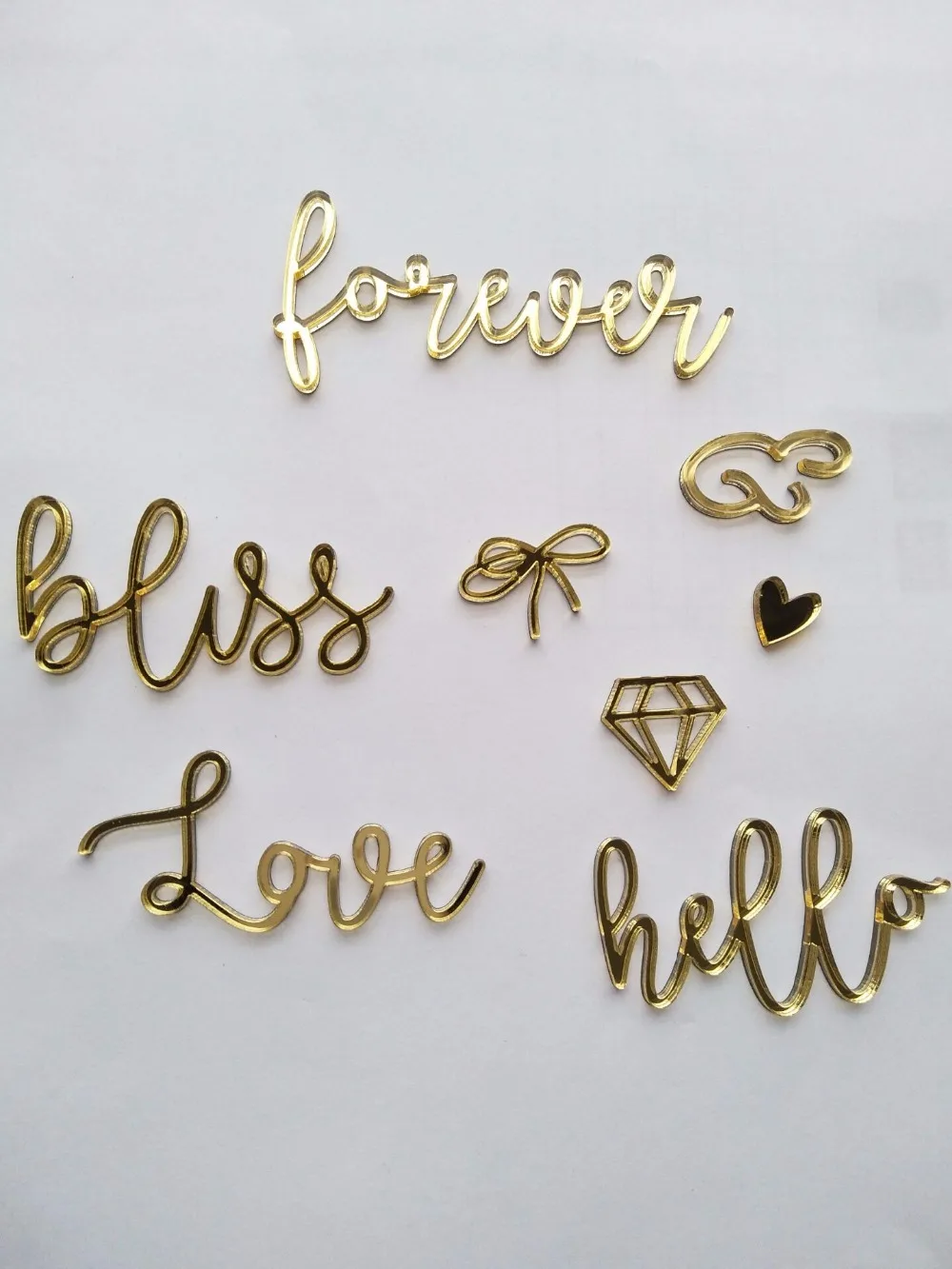 MEYA lovely Mini Mirror Sticker ,Cute Wall Mirror Decal For Crafts