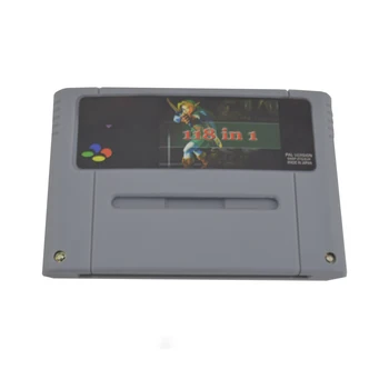 

Super 118 in 1 Game Cartridge 16 Bit for S-N-E-S PAL For Multicart EU Version