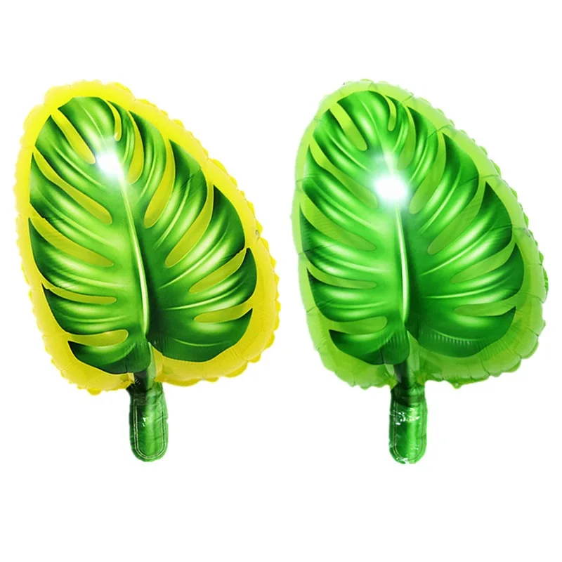 Зеленый желтый Monstera лист детская игрушка День Земли день рождения вечерние