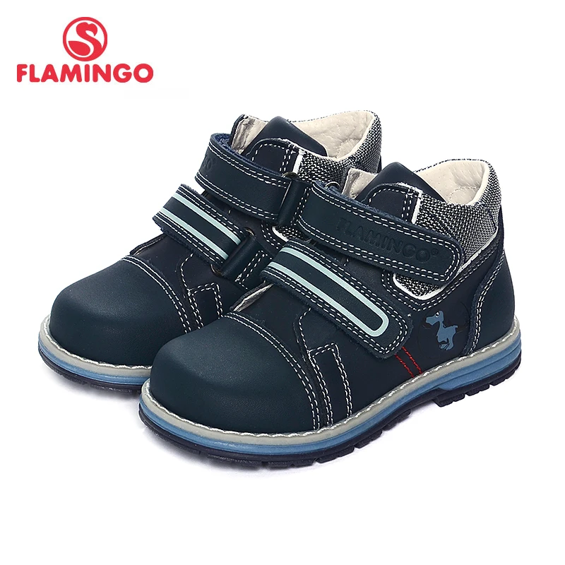 

FLAMINGO 2017 New Arrival Spring & Autumn fashion kids boots high quality anti-slip kids shoes for boys 71B-XY-0122