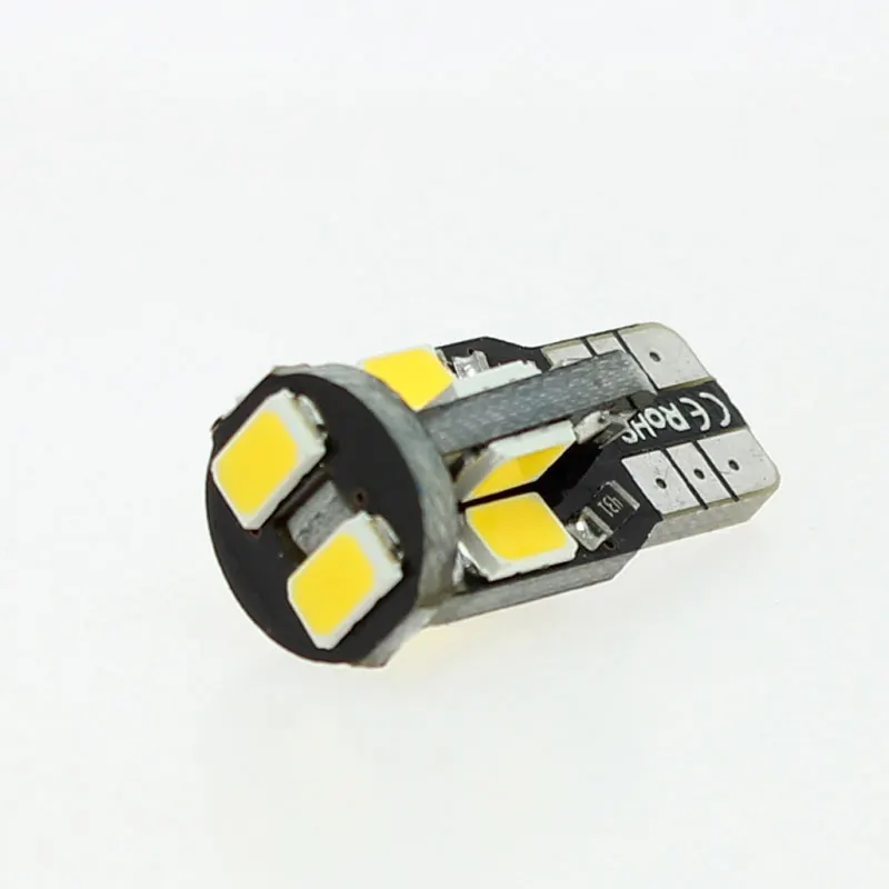 

T10 192 W5W Wedge LED Car Vanity/Door/Dashboard Lamp Bulb 10 leds 5730 LED Auto Interior Bulb 12V DC White Warm White