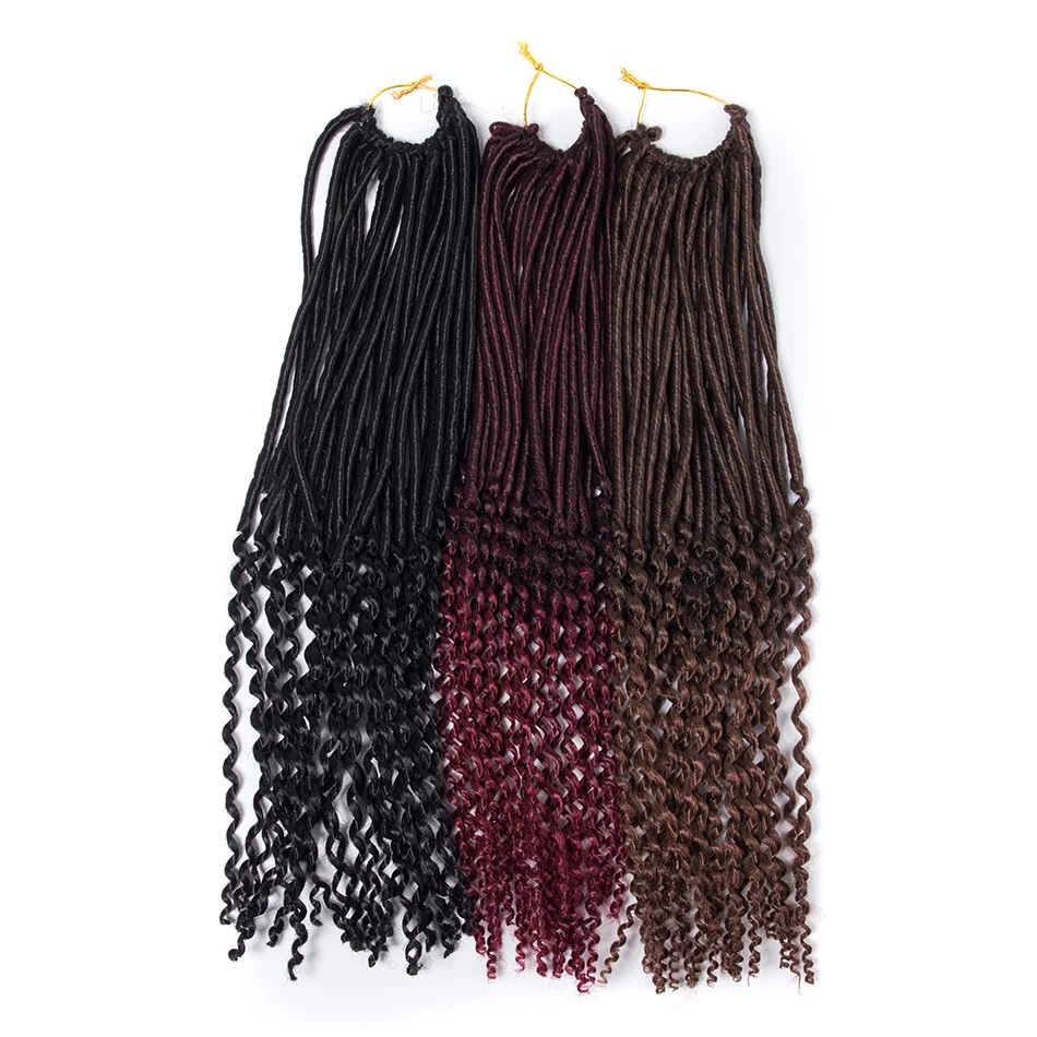 Qp волос черный крючком искусственная locs 20 дюймов 100 г Ombre нота косы Kanekalon замок волос 24 корни черный ombre Цвет