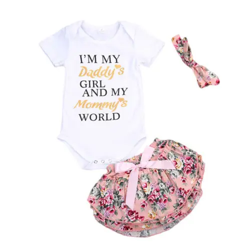daddys girl mommys world outfit