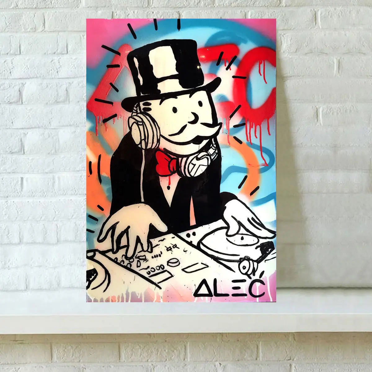 Alec монополис DJ абстрактный фотографический плакат на холсте картины для