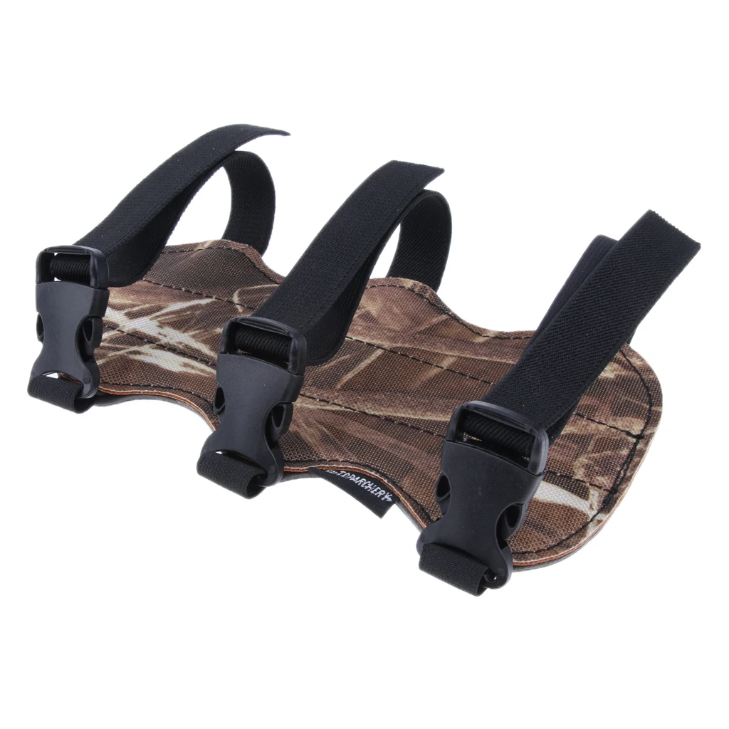 Leather Arm Guard Bow Hand Glove Archery Bow Hand Arm Protector for Men Women Outdoor Hunting Accessories