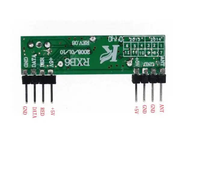 433 МГц Супергетеродинный 3400 RF передатчик и приемник комплект для Arduino ARM MCU