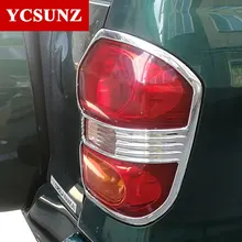 2001-2005 для Toyota Rav4 аксессуары Abs хром сзади крышка лампы полоски для Toyota Rav 4 габаритного света покрытие автомобиля для укладки Ycsunz