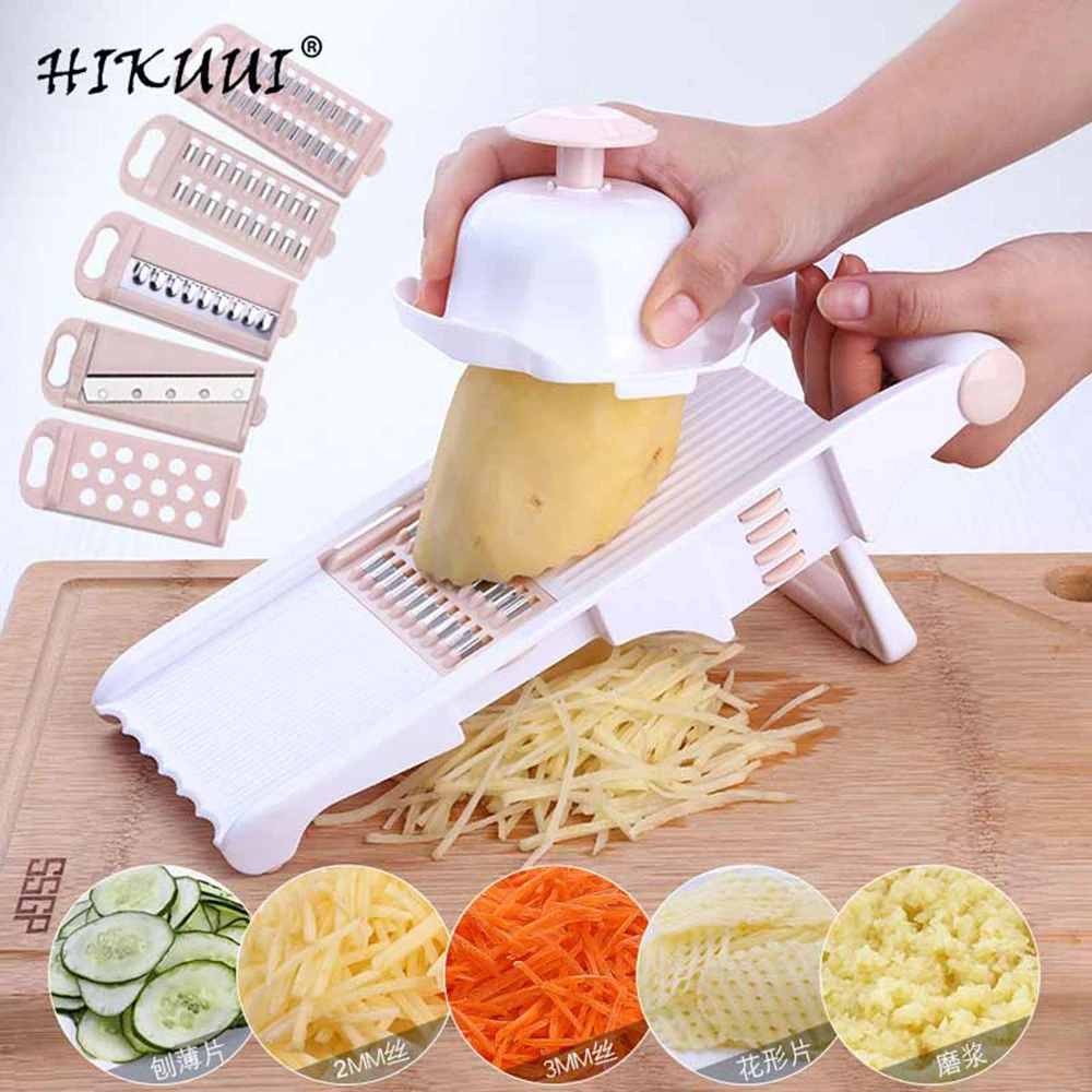 

Creative Slicer Vegetable Cutter Wheat Plastic With Stainless Steel Blade Multifunctional Potato Dicer Kitchen Cooking Tools