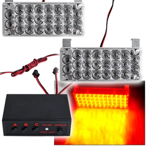 22 LED Car Strobe Emergency Flashing Grill Lights | Автомобили и мотоциклы