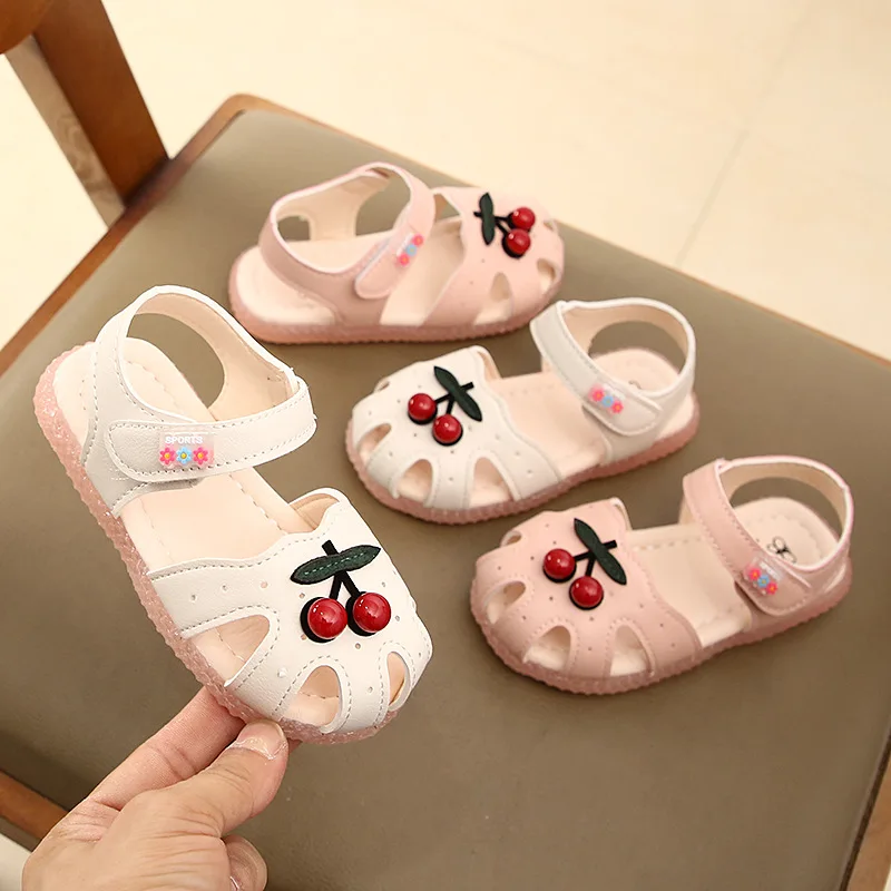 

2019 Summer Kids Shoes Fashion Leathers Sweet Children Sandals For Girls Toddler Baby Breathable Hoolow Out Bow Shoes