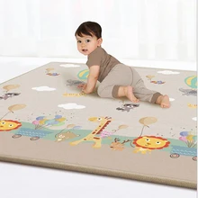 Детские коврики, детские игровые коврики, 1 см, толстые, Мультяшные, двухсторонние, Environme, детский коврик, игрушки для малышей, ползающий, для тренажерного зала, ковер для занятий в помещении