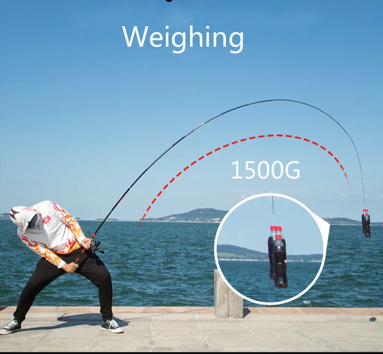 Super Vara de Pesca Duro de Alto