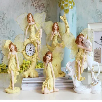 

Cute children's angel crafts, resin dolls, beautiful birthday wedding gifts, home desktop decoration
