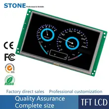 7 inch LCD monitor with touch screen + controller board + serial port + program for industrial control