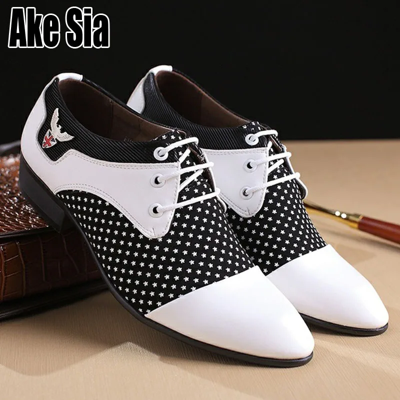

Ake Sia TOP Luxury Style Male Men Studio Hair Stylist Dress Shoes Business Wedding Formal Flat Spring Autumn Hombre Zapatos A015