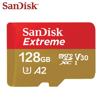 Sandisk-Oryginalna karta pamięci mikro SD A2 A1 U3 TF flash V30 pojemność 32GB 64GB 128GB darmowa wysyłka tanie i dobre opinie NONE A1 A2 U3 V30 SDTF-11 CN (pochodzenie) Tf micro sd card