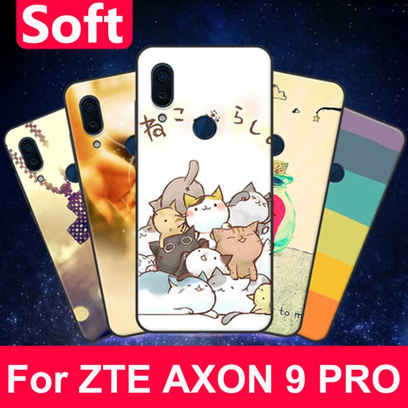 Для zte AXON 9 PRO Чехол coque в стиле кантри Мягкий силиконовый чехол для телефона zte AXON9 PRO Чехол A2019Pro защитный чехол capas