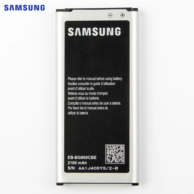 SAMSUNG сменный аккумулятор EB-BG800CBE для Samsung GALAXY S5 mini S5MINI SM-G800F G870a G870W EB-BG800BBE 2100mAh NFC