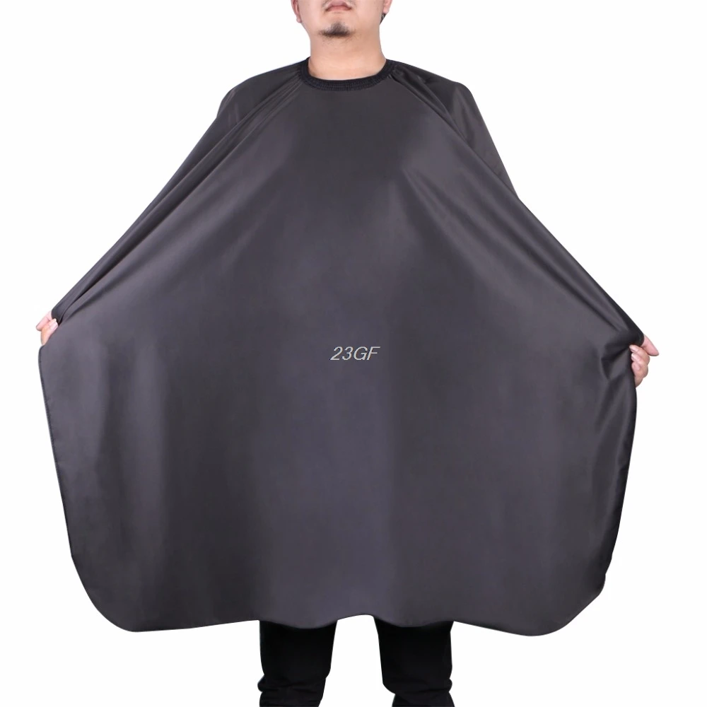 

Black Barber Waterproof Gown Cape Hairdressing Hairdresser Hair Cutting Cloth