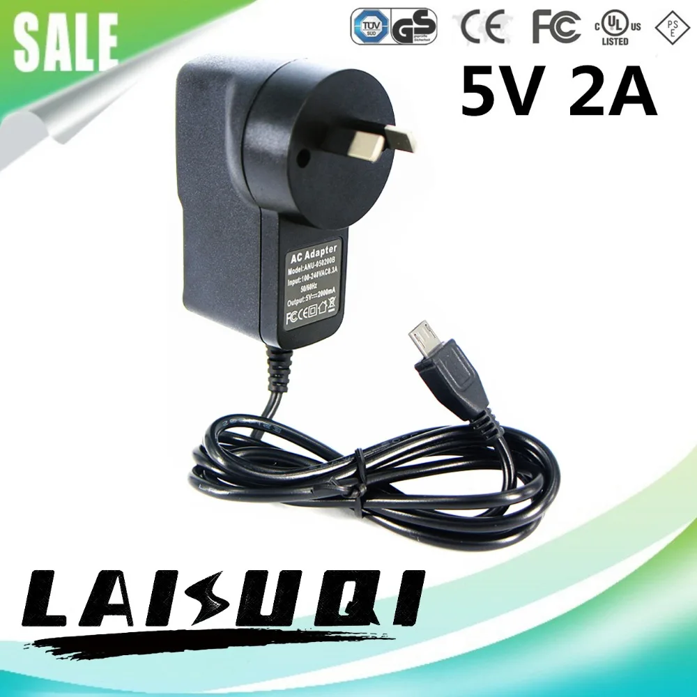 

1pcs 5v 2a Micro Usb Ac/dc Power Adapter AU Plug Charger Supply 5v2a For Raspberry Pi Zero Tablet Pc Other LAISUQI