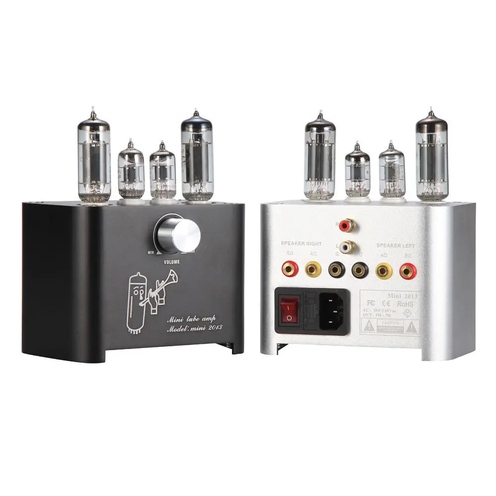 Nobsound APPJ Mini 6J1 + 6P1 вакуумный трубчатый усилитель стерео Hi Fi мощности для
