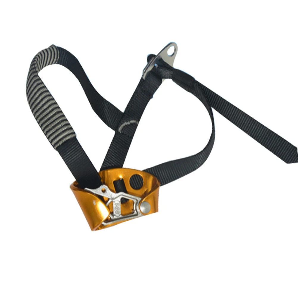 

Climbing Ascender Foot Ergonomic Fit Rescue Adjustable Tiring Relief Lifting Engineering Supplies Outdoor Alloy With Rope
