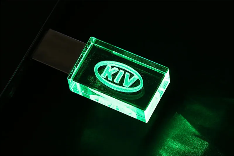 Корабль Горячая KIA с украшением в виде кристаллов+ металлический USB флеш-накопитель 4 GB/8 GB/16 GB/32 GB/64 GB 128 Гб внешний накопитель флеш-накопитель u-диск