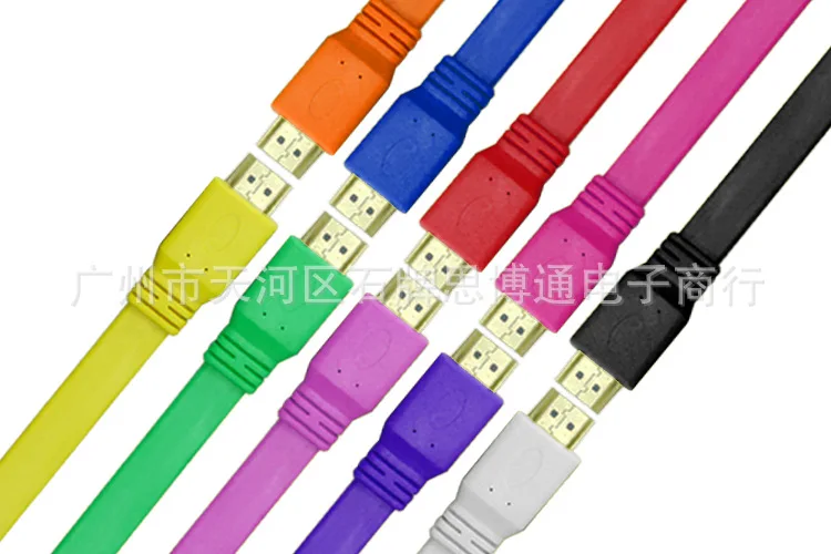 3 м 1 5 HDMI к кабель 4 в 1080p 3D плоская линия Короткий позолоченный штекер Мужской для