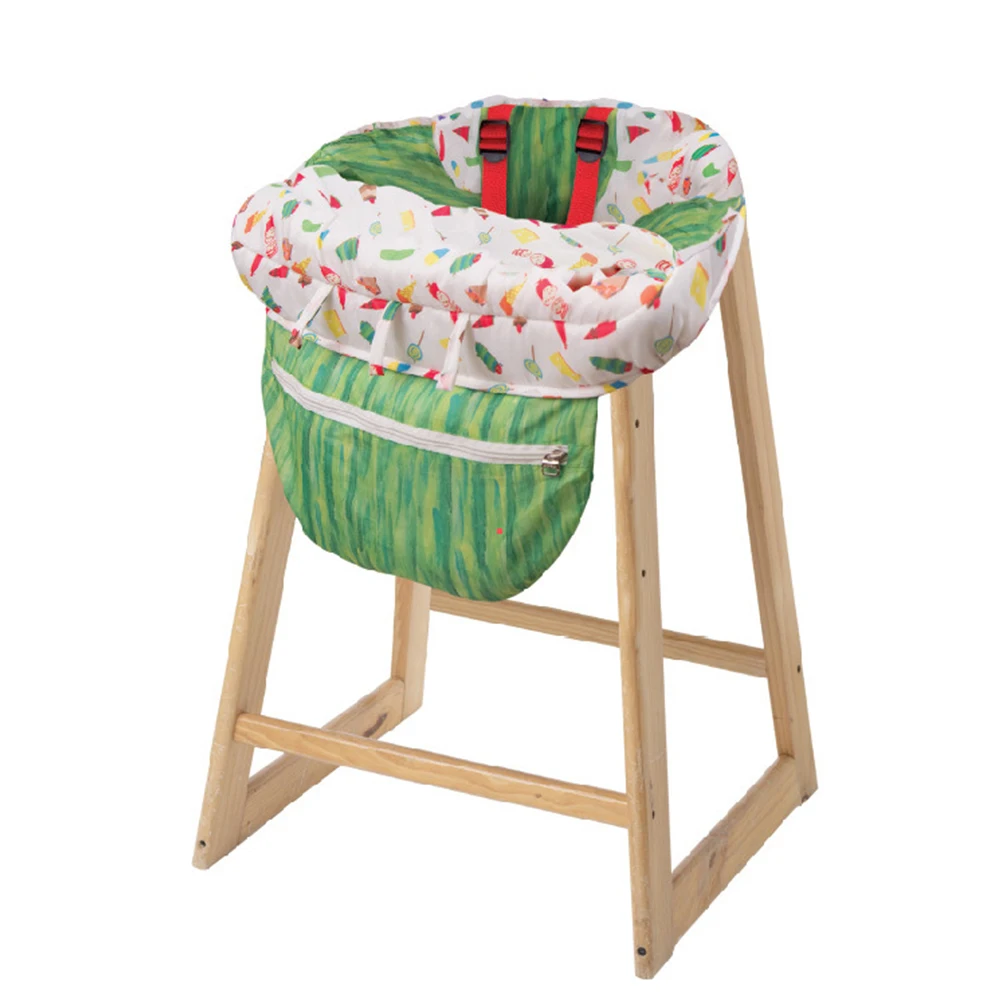 Детская корзина для покупок подушка для детской коляски мультипликационный игровой коврик для игры гусеницы обеденный стул Подушка Чехол безопасная портативная панель