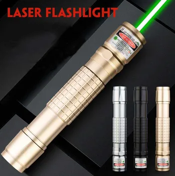 

Super Powerful! MilitarAAA 532nm 100000m Flashlights Lazer Green Laser pointer Burn Match & Light burn Cigarettes,Hunting