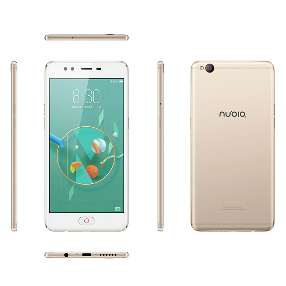 Оригинальный zte Nubia m2 Lite Смартфон Android MT6750 Octa Core 3 ГБ Оперативная память 6 4G B