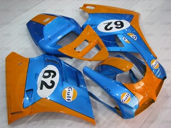

748 1996 - 2002 Motorcycle Fairing for DUCATI 916 2000 Plastic Fairings for DUCATI 916 1999 light Blue Orange Fairing