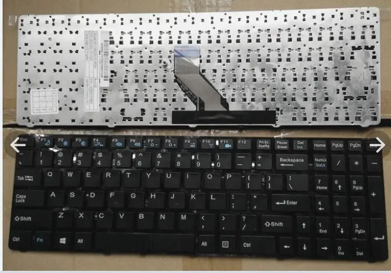 

MT50 MT50 Laptop keyboard for DNS ECS MT50 MT50II1 MT50IN MP-09Q36SU-360 82B382-FR7025 0157894 0157896 0157899 0157900 us black