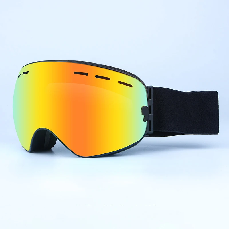 Gafas de esquí lente doble esquí zonnebril Anti-niebla nieve gafas de esquí de las mujeres de los hombres gafas de esqui de Snowboard gafas