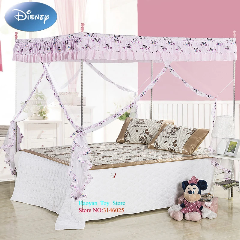 

Disney Fashion INS Net Mickey Baby Bed Blue Pink Mosquito Set Mesh Dome Curtain Net for Toddler Crib Cot Canopy Dropshipping