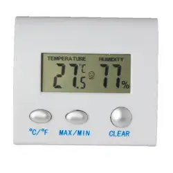1 шт. Беспроводной электронный ЖК-дисплей цифровой Температура тестер термометр гигрометр домашние Температура измеритель влажности