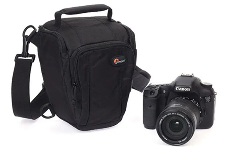 Lowepro Toploader Zoom 55 AW 50 AW зеркальная камера треугольная Наплечная Сумка дождевик портативный поясной чехол-кобура для Canon Nikon