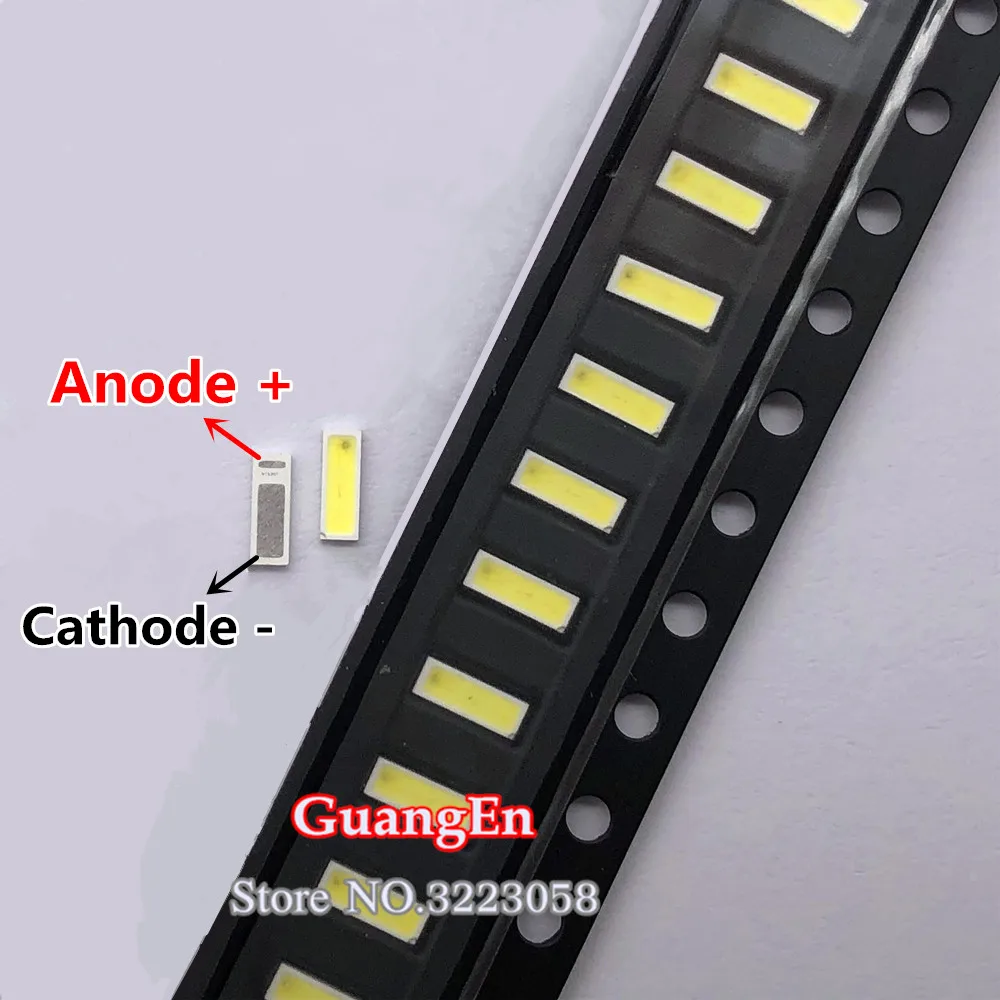 

4000PCS LED for SEOUL 4014 6V 1W 150MA Cool White Replace 4020 6V For TV Backlight Application SMD Lamp bead high quality