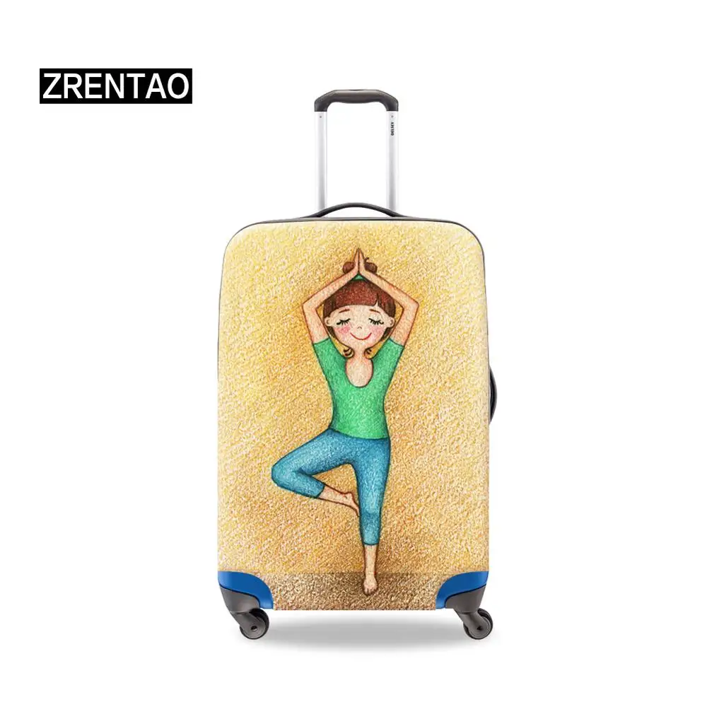Мода Высокое качество стрейч багажные наборы Holiday Trip чемодан защитный Чехлы для мангала Мужской Женский S/M/L/XL эластичный защитный мешок