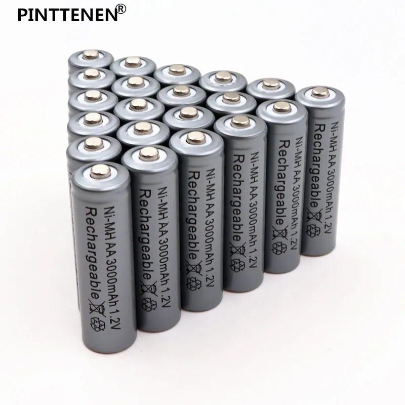 

Original AA 3000mAh 1.2 V Quanlity Rechargeable Battery AA 3000mAh NI-MH 1.2V Rechargeable 2A Battery