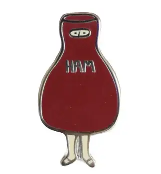 

20ps Scout's Ham Costume Enamel Pin Literary Lapel Pin Hard Enamel Pin Badge