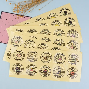 

20PCS=2Sheets Waterproof Round Slime Sticker Containers Sticker Storage Box Sticker Slime Supplies DIY Accessories Tool