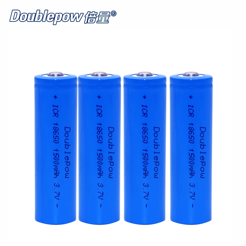 4 шт./лот Бесплатная доставка Горячая Распродажа Doublepow DP 18650 1500mA 3 7 в литий ионная